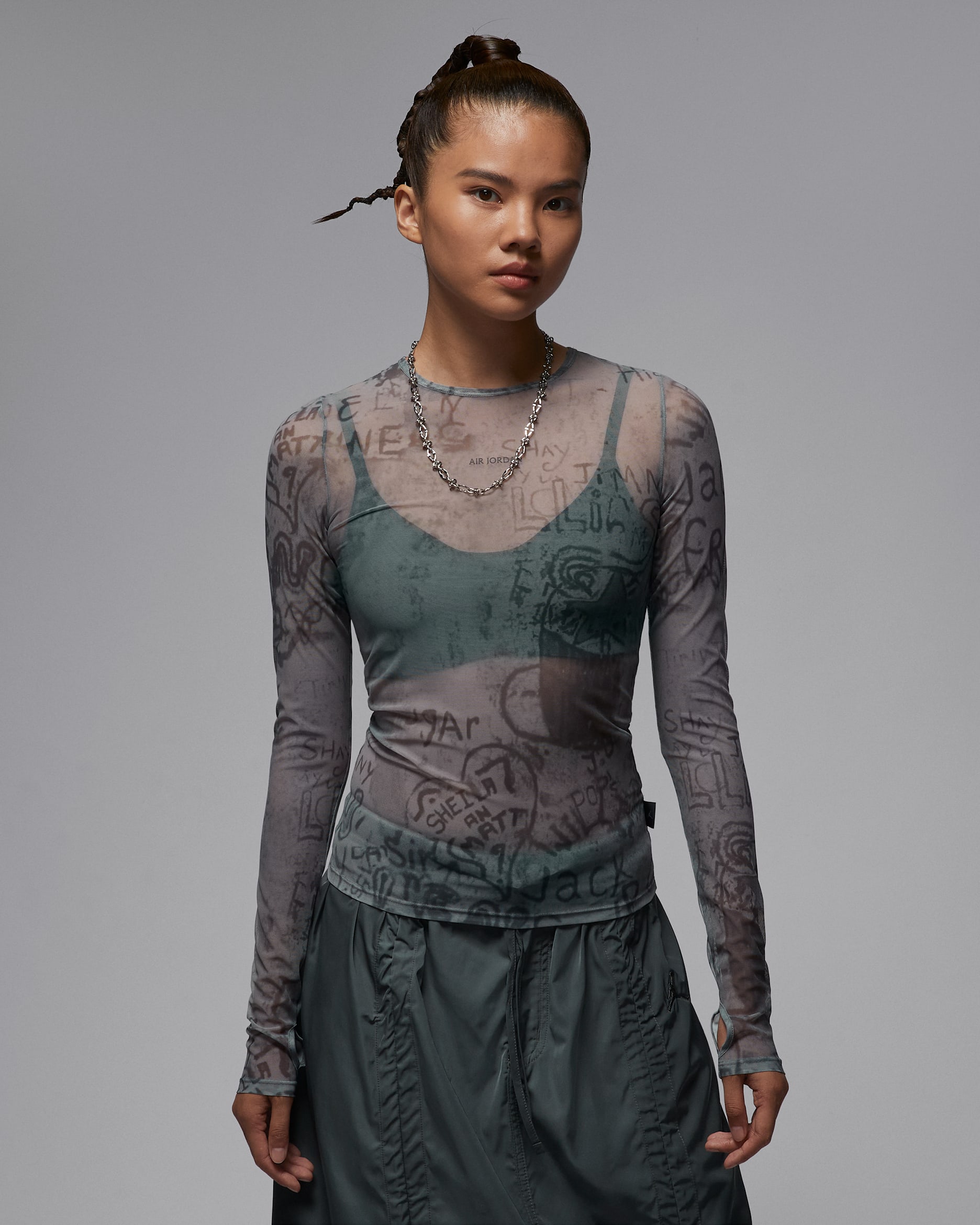 NIKE公式】エア ジョーダン ウィメンズ メッシュ ロングスリーブ